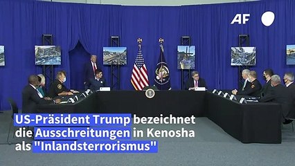 Trump: Krawalle in Kenosha sind "Inlandsterrorismus"