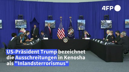 Trump: Krawalle in Kenosha sind "Inlandsterrorismus"