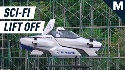 A Japanese company briefly showcased a flying car
