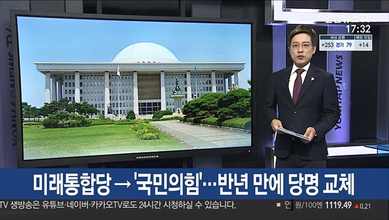미래통합당→'국민의힘'…반년 만에 당명 교체