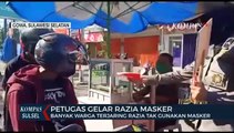 Sejumlah Warga Terjaring Razia Tak Gunakan Masker