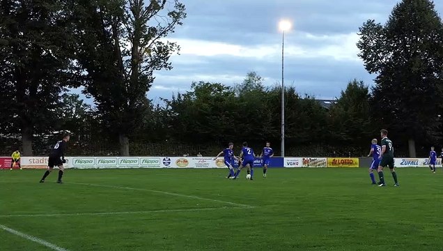 Das 4:2 für Grone durch Mauritz Theilken gegen den SC Hainberg