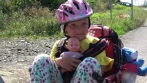 '1 Bisiklet Masalı': 5 yaşındaki minik Masal ve ailesi bisikletle Türkiye turunda