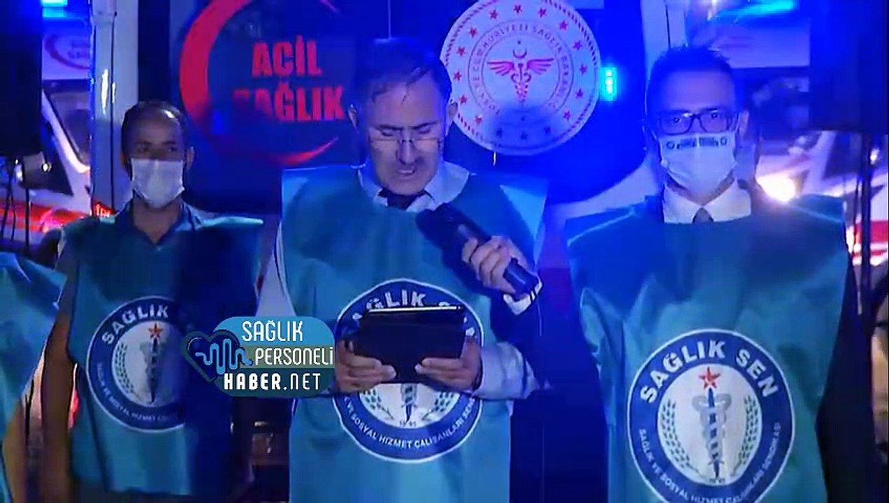 Semih Durmuş'tan Ambulans Sirenli Basın Açıklaması