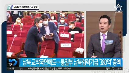 이 와중에 ‘남북협력기금’ 증액