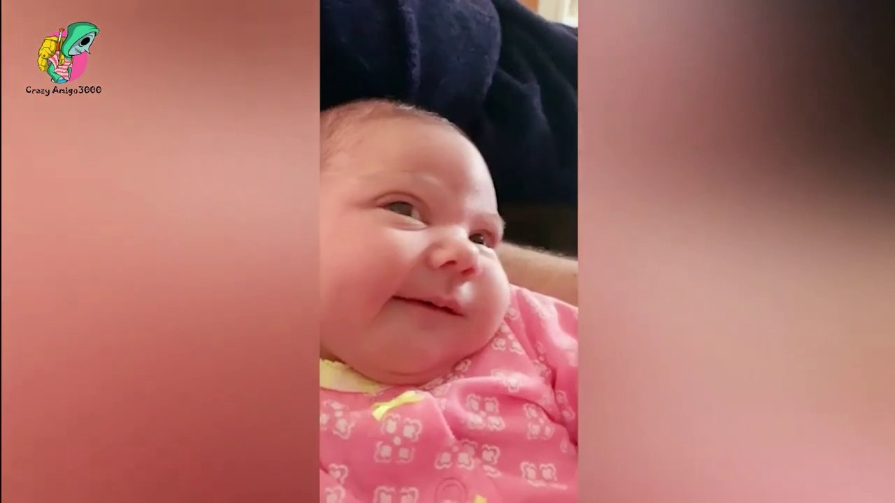 Laughing hysterically compilation with funny babies
