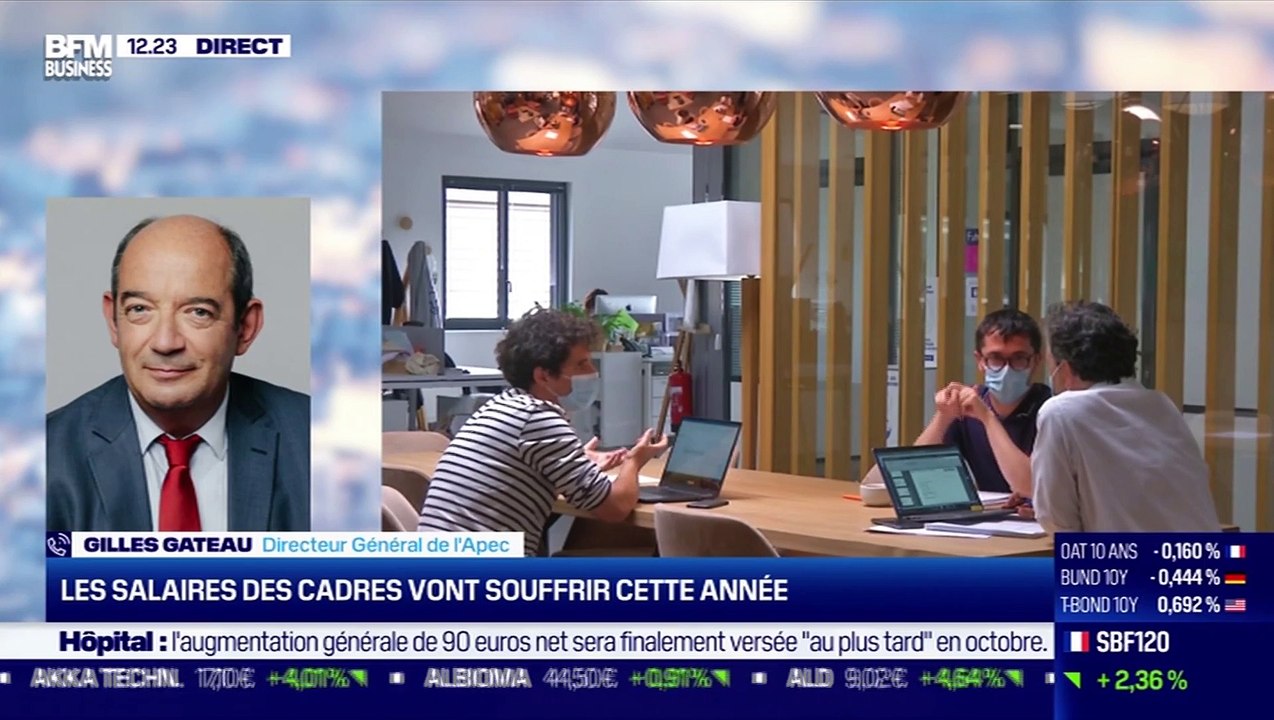 Gilles Gateau (Apec): Les salaires des cadres vont souffrir cette année - 02/09