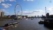london eye ferris wheel on the river