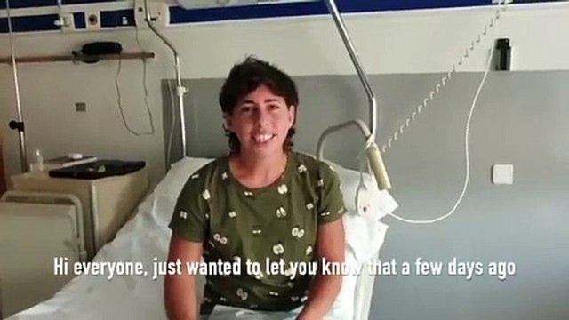 La jugadora de tenis profesional española Carla Suárez Navarro anuncia su lucha contra el cáncer