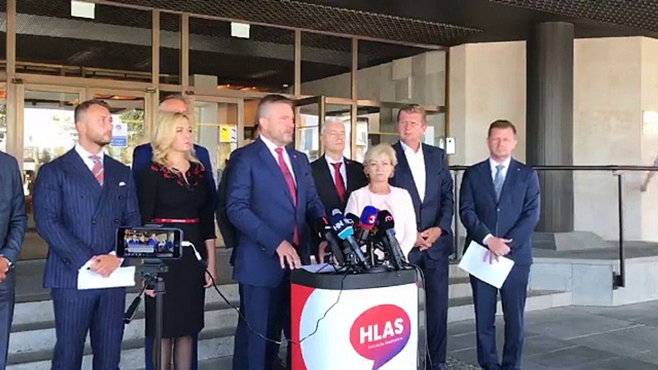 ZÁZNAM: Brífing predstaviteľov vznikajúcej strany Hlas-SD