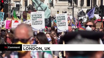 Klimaaktivisten von Extinction Rebellion protestieren in London