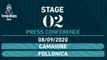 Tirreno-Adriatico EOLO 2020 | Stage 2 Press Conference