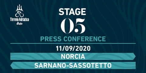 Tirreno-Adriatico EOLO 2020 | Stage 5 Press Conference