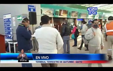 INFORME EN VIVO | Se reactiva el Terminal Terrestre de  Quitumbe  en el sur de Quito