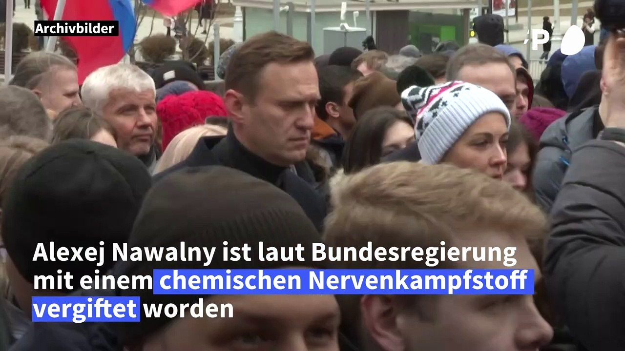 Nawalny mit chemischem Nervenkampfstoff vergiftet
