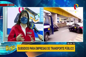 Inician subsidios a empresas de transporte público, anuncia ATU y MTC