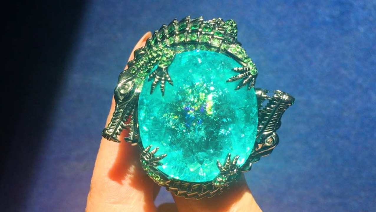 This 75-carat crocodile ring costs over $600,000