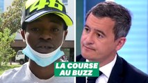 Gérald Darmanin battu dans la course au buzz par un jeune rappeur?