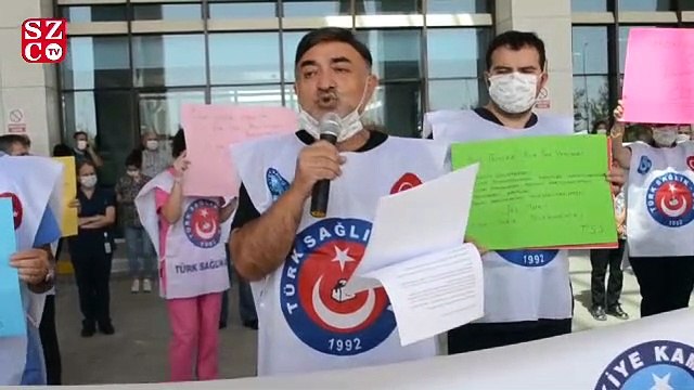 Sağlık çalışanları isyan etti: Bizi övmeyin paramızı verin