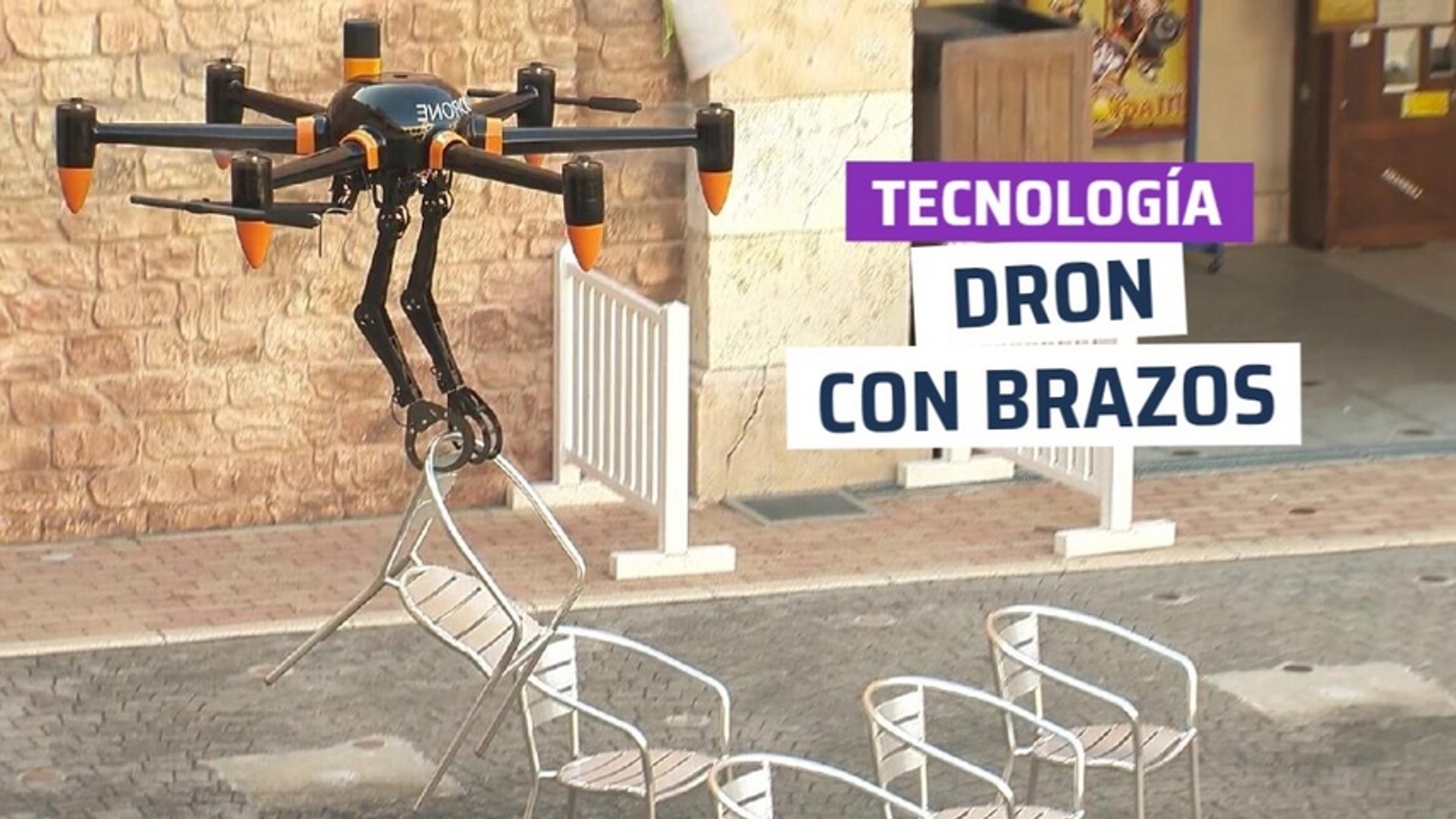 CH] Dron con brazos robóticos - Vídeo Dailymotion