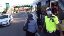 Bakırköy’de fazla yolcu alan minibüs şoförü gazetecileri tehdit etti