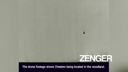 Nottinghamshire Police drone finds fugitive in woods