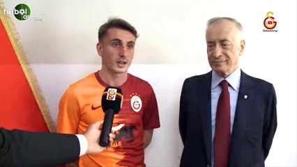 Kerem Aktürkoğlu'nun ilk açıklamaları "Uzun yıllar Galatasaray'a hizmet etmek istiyorum"
