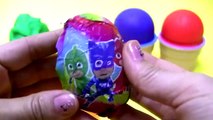 Surprise Toys 4 Color Play Doh Ice Cream Cups HotWheels PJ Masks Chupa Chups