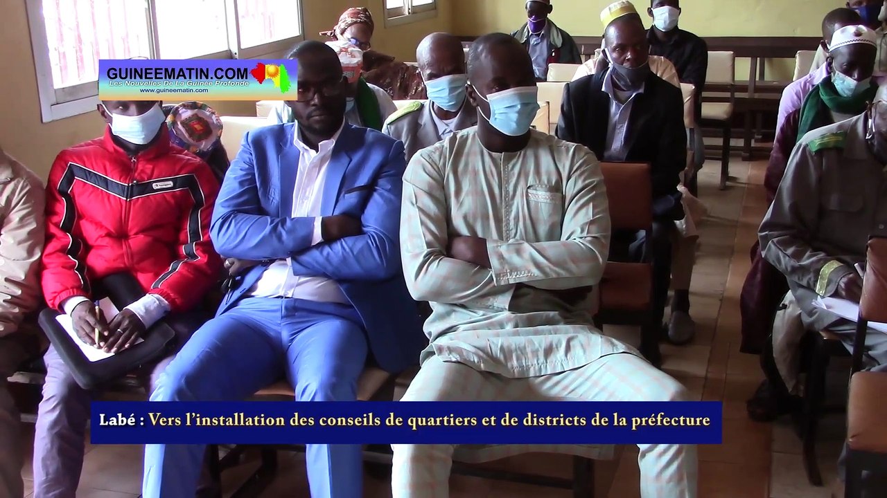 Labé, Vers l’installation des conseils de quartiers et de districts de la préfecture