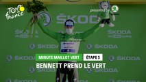 #TDF2020 - Étape 5 / Stage 5 - Škoda Green Jersey Minute / Minute Maillot Vert