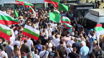 Watch live: Protests continue in Sofia after earlier violence as MPs debated changes to constitution