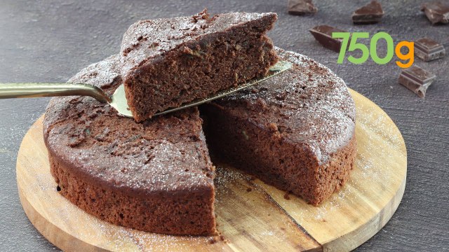 Recette du gâteau moelleux au chocolat et à la courgette - 750g
