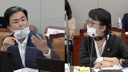 "불결한 얼얼함" vs "왜 끼어들어"...국회 '손가락 공방' / YTN