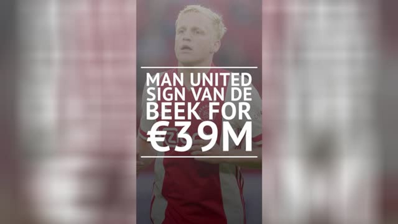 Man United sign Van de Beek for 39 million euros
