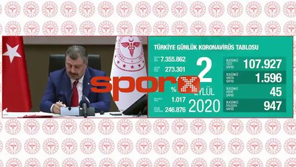 Bakan Koca: "Maçlar ilk yarıda seyircisiz olsun"