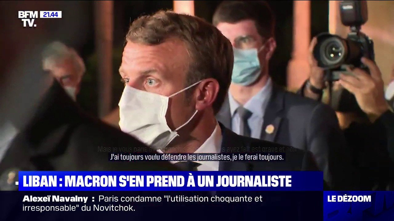 "Ce que vous avez fait est grave": Emmanuel Macron s’en prend à un journaliste du Figaro
