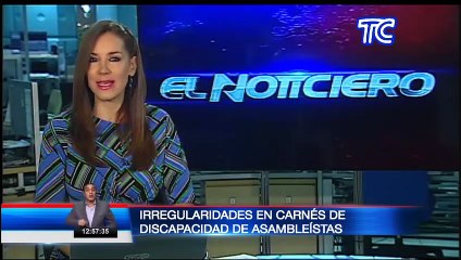 Se confirman irregularidades en entrega de carnés de discapacidad a asambleístas