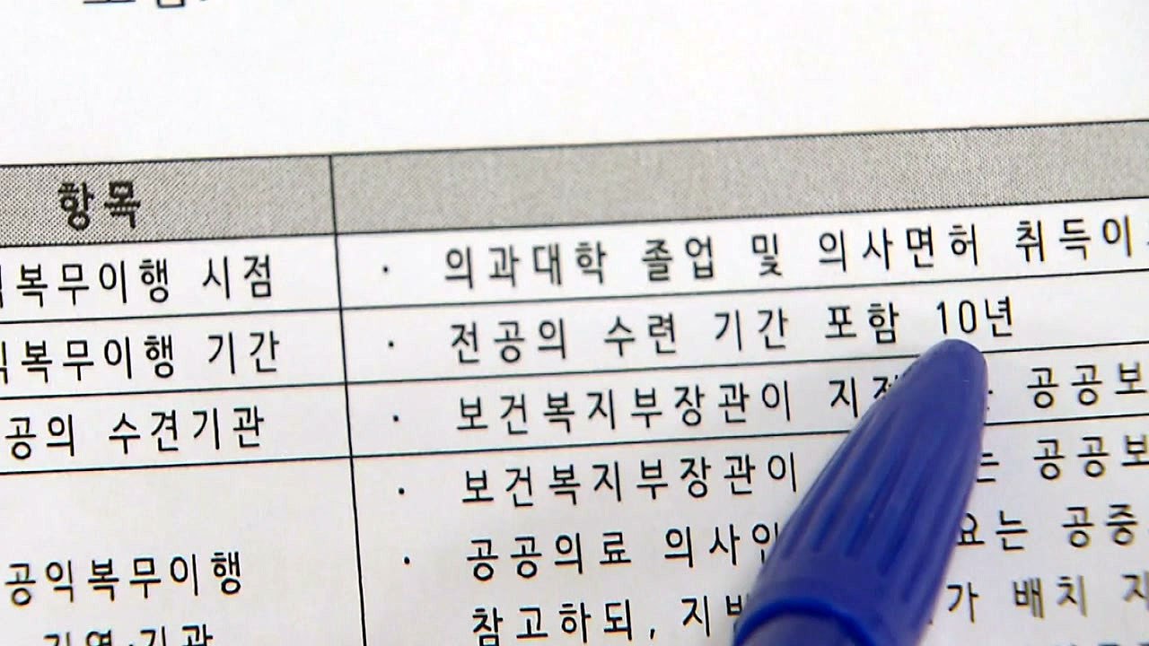 [단독] 서울대 의대 교수들, 이전 정부 때는 "공공의대 연간 7백 명 운용" 제안...