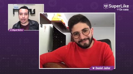 “Por tu cámara”, la romántica canción que Daniel Jaller dedica en cuarentena
