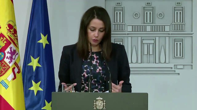 Arrimadas pide a todos los actores políticos una tregua por España
