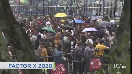 Así se vive la convocatoria de Factor X en Bogotá