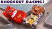 Hot Wheels Knockout Racing with Disney Pixar Cars Lightning McQueen versus the Funny Funlings and Marvel Avengers in these Full Episodes Funling Race Toy Story Videos for Kids from a Kid Friendly Family Channel