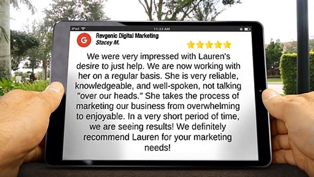 Revgenic Digital Marketing Winston Salem Impressive Five Star Review by Stacey M.