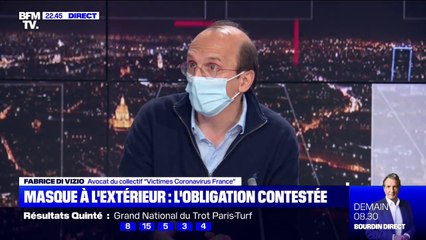 Masque à l'extérieur: pour Fabrice Di Vizio, "ce n'est pas parce que la règle est simple qu'elle est légale"