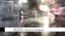 Corea del Sud: forti piogge e venti colpiscono la costa, arriva il tifone