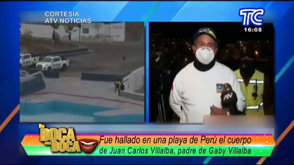 Fue hallado en una playa de Perú el cuerpo Juan Carlos Villalba, padre de cantante ecuatoriana