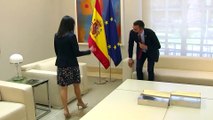 La voluntad de Cs para negociar destaca en la reunión Arrimadas-Sánchez