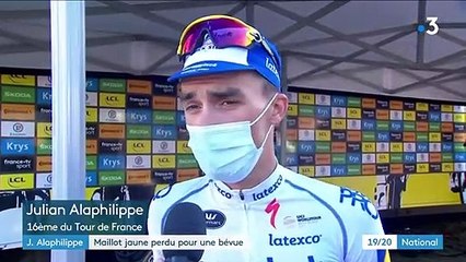 Julian Alaphilippe perd son maillot jaune