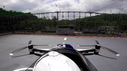 Une voiture volante électrique japonaise procède à un vol d'essai