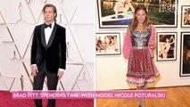 Brad Pitt and New Girlfriend Nicole Poturalski 'Were Very Flirty' Last Year at an Event: Source